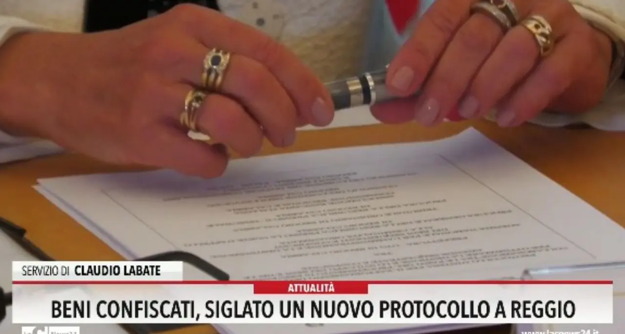 Beni confiscati, siglato un nuovo protocollo a Reggio