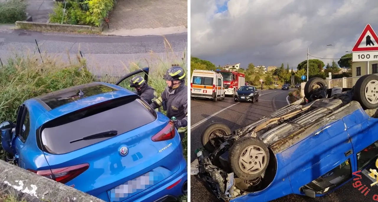 Incidente all’alba sulla Tangenziale Ovest di Catanzaro: due persone ferite\n