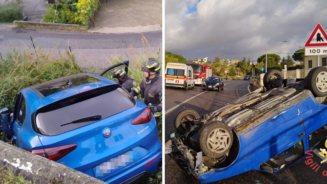 Incidente all’alba sulla Tangenziale Ovest di Catanzaro: due persone ferite\n