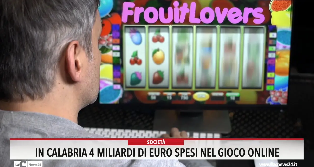 In Calabria 4 miliardi di euro spesi nel gioco online