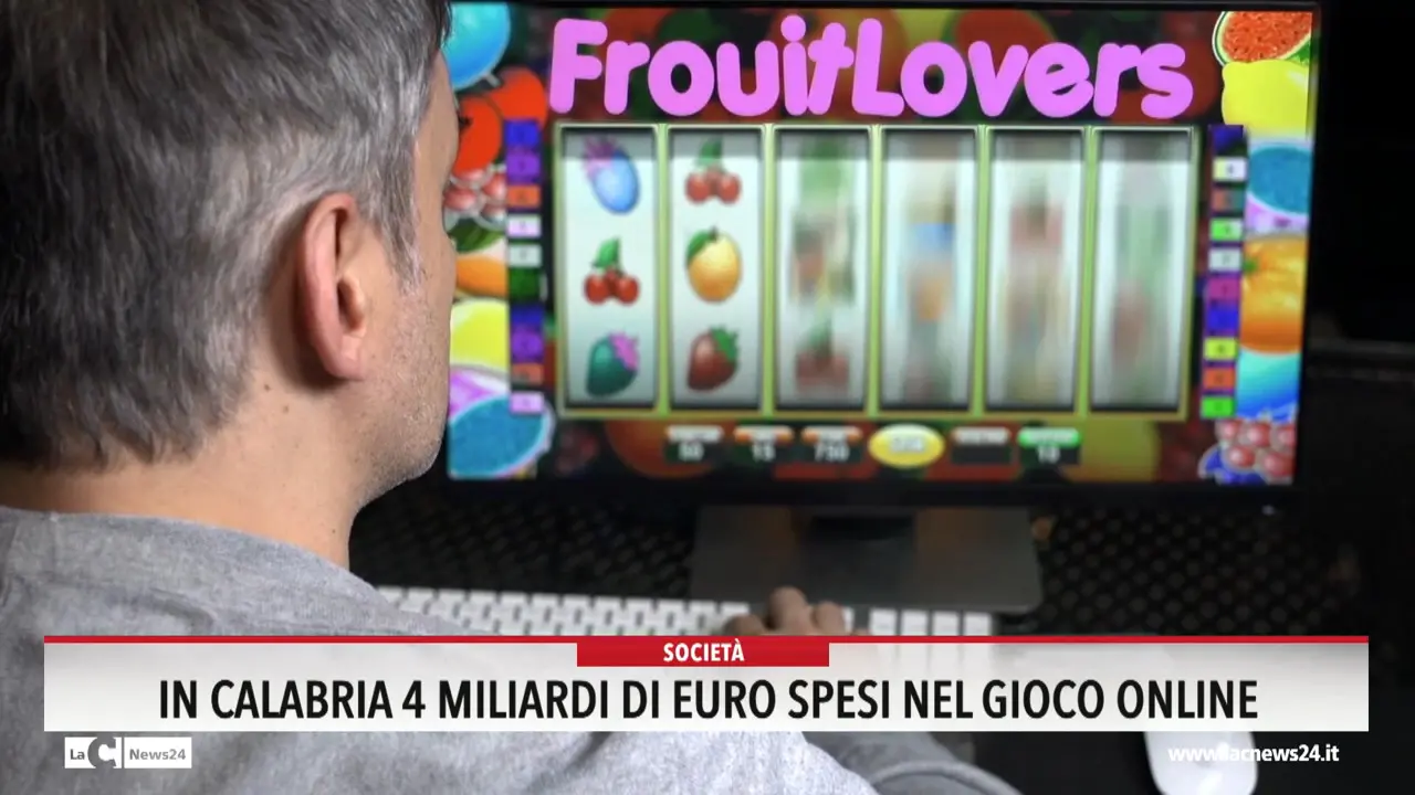 In Calabria 4 miliardi di euro spesi nel gioco online