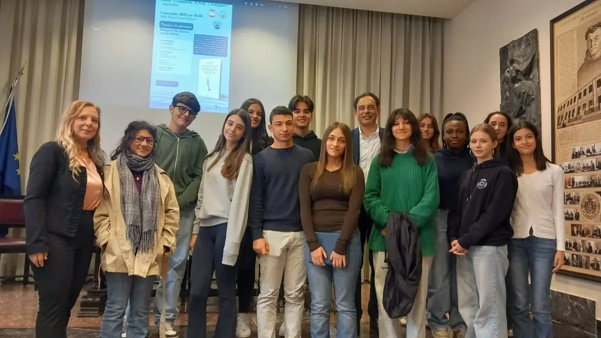 Vito Mancuso incontra gli studenti del liceo classico Tommaso\u00A0Campanella