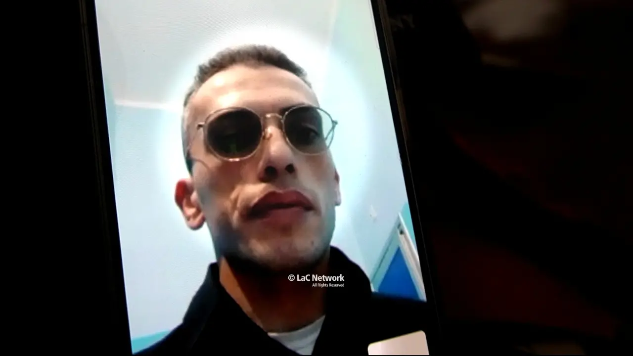 <p>Mattia Span&ograve; in videochiamata</p>\\n