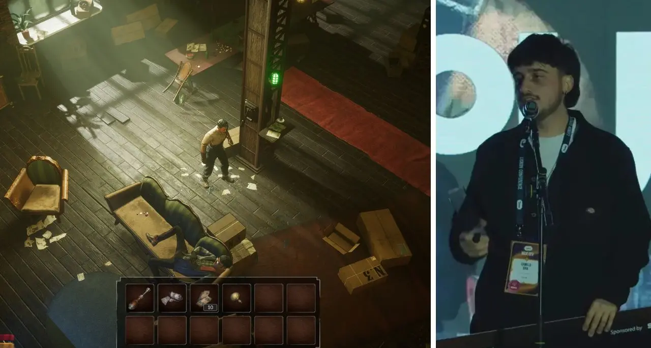 Il calabrese Camillo Bria trionfa a Lisbona con il videogioco “Glasshouse”: il suo appello politico scuote i DevGAMM Awards