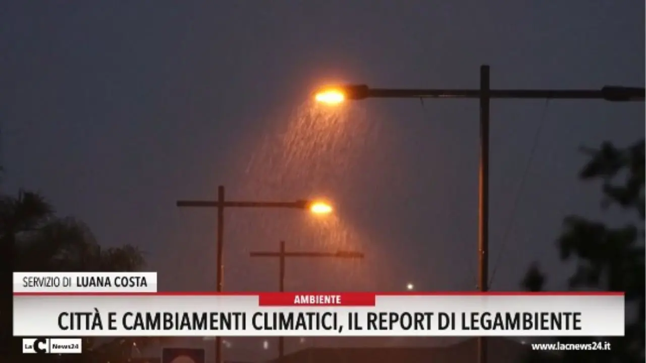 Città e cambiamenti climatici, il report di Legambiente