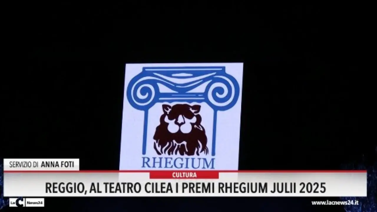 Reggio, al teatro Cilea i premi Rhegium Julii 2025