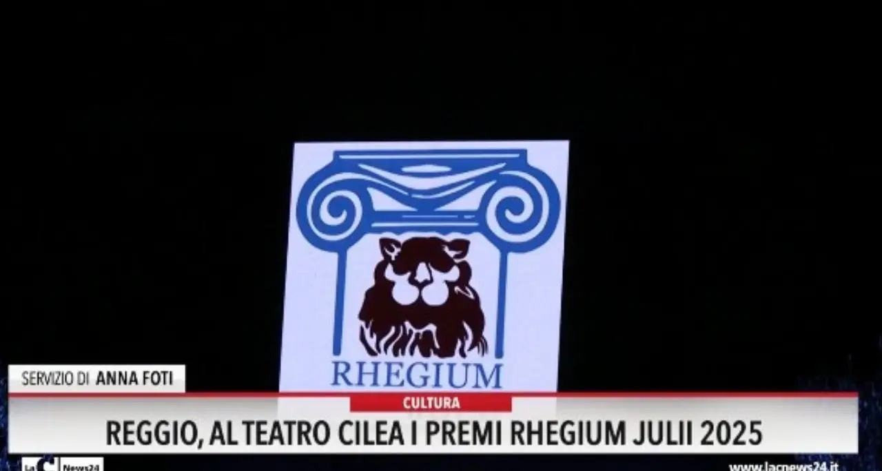 Reggio, al teatro Cilea i premi Rhegium Julii 2025