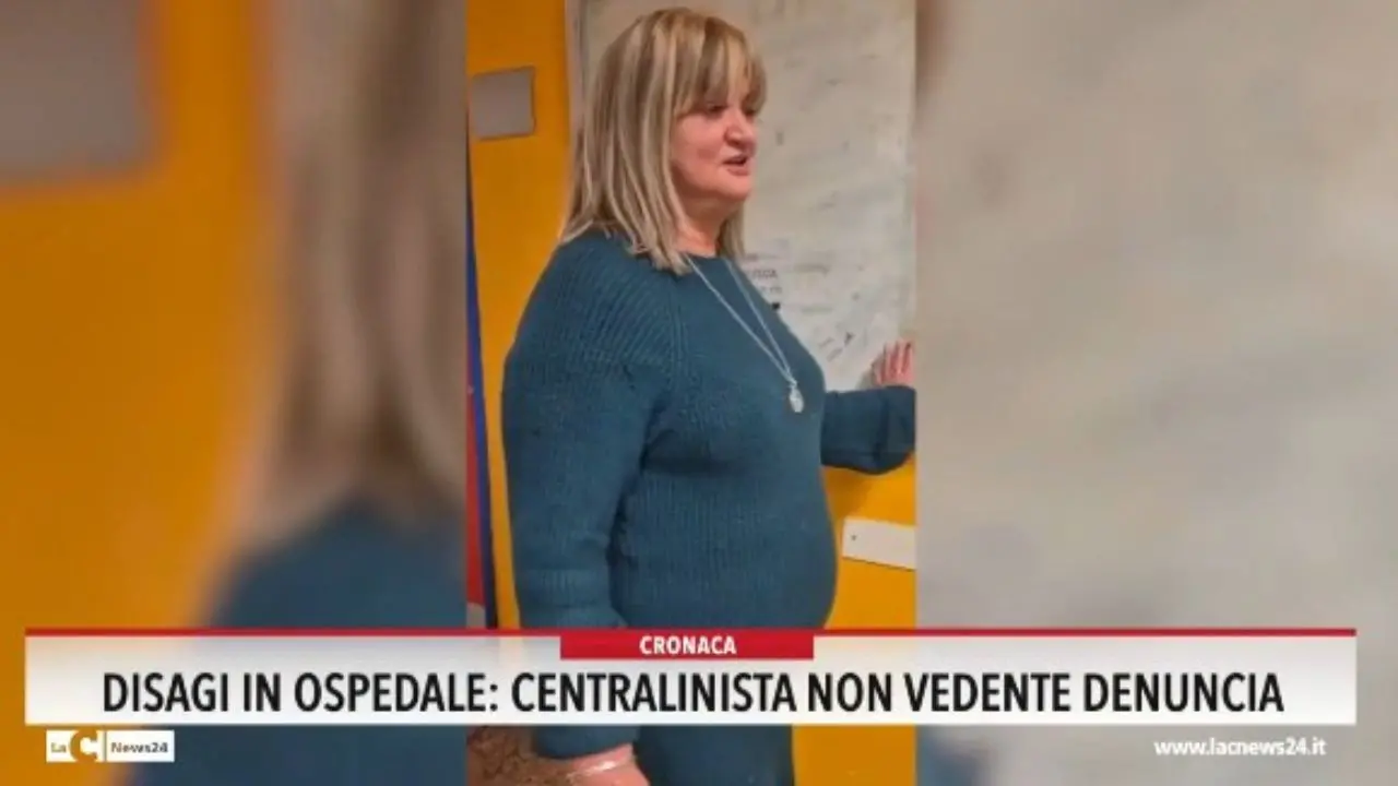 Disagi in ospedale: centralinista non vedente denuncia