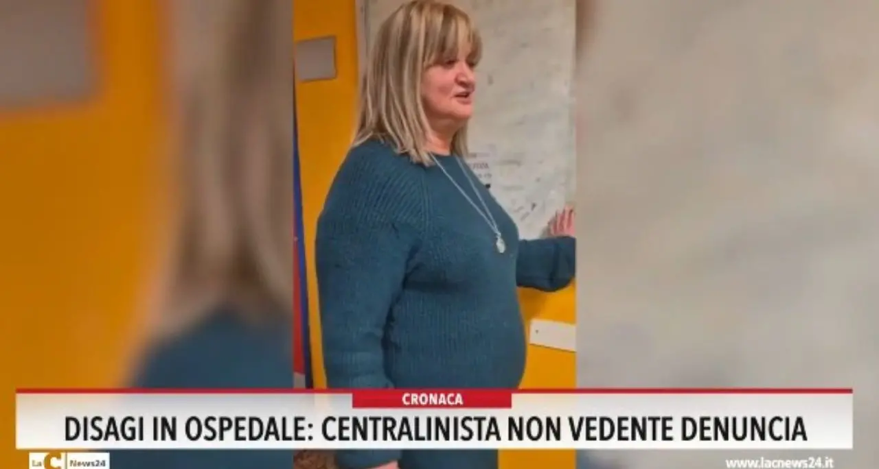Disagi in ospedale: centralinista non vedente denuncia