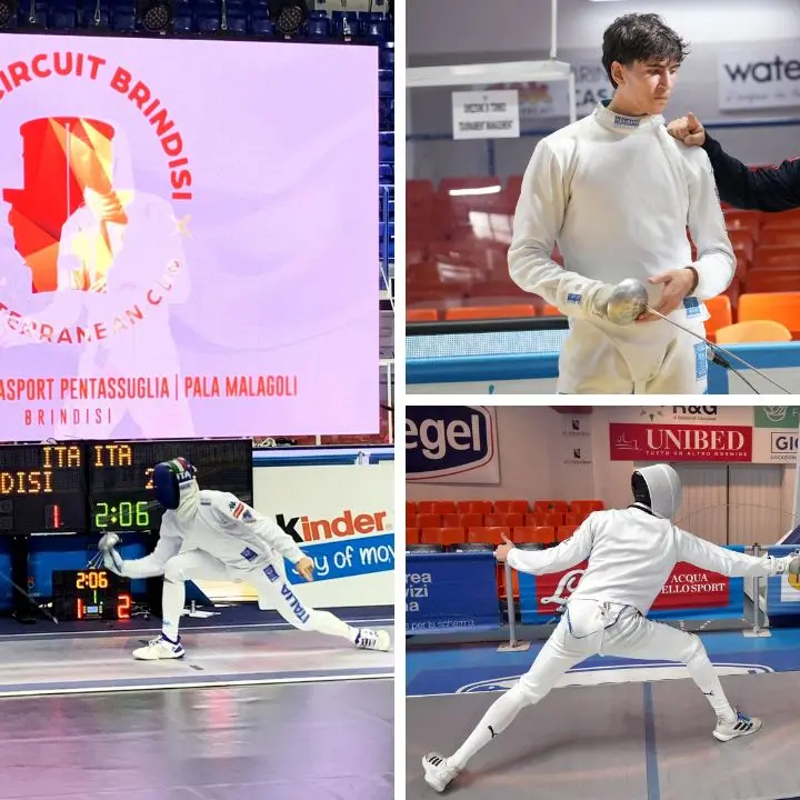 Scherma, il calabrese Francesco Dodaro settimo nella tappa del Circuito Europeo Under 23\u00A0a Brindisi