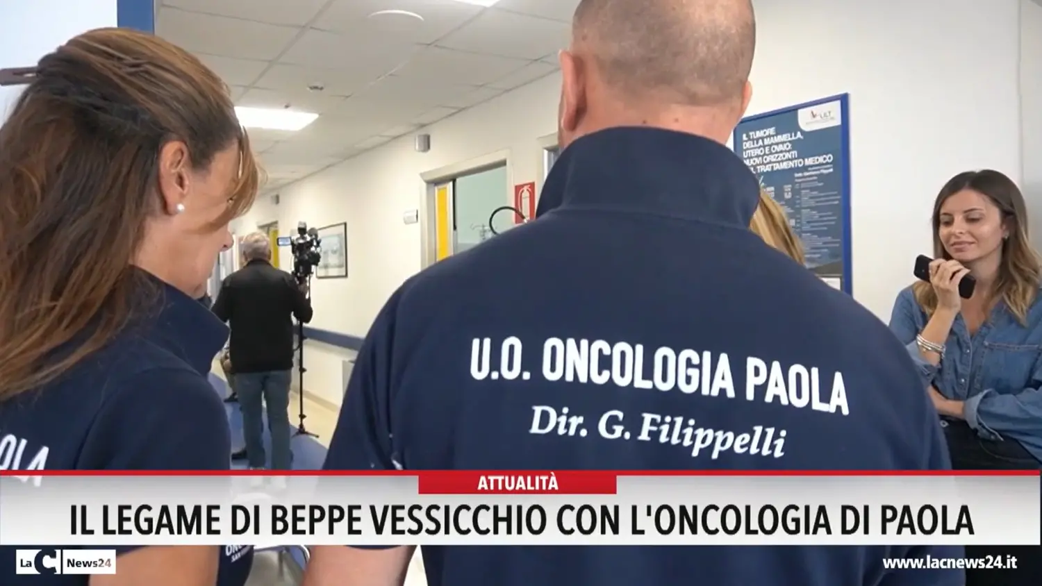 Il legame di Beppe Vessicchio con l'oncologia di Paola