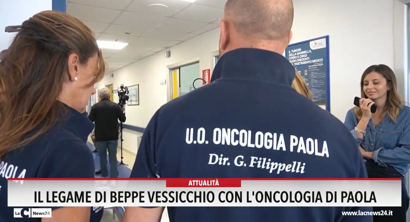 Il legame di Beppe Vessicchio con l'oncologia di Paola
