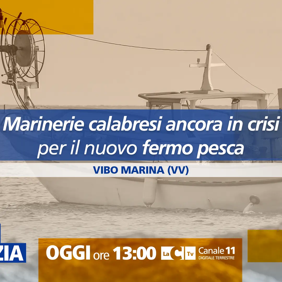 La marineria calabrese in difficoltà per il fermo imposto dall’Ue: le voci dei pescatori a Dentro la Notizia\n