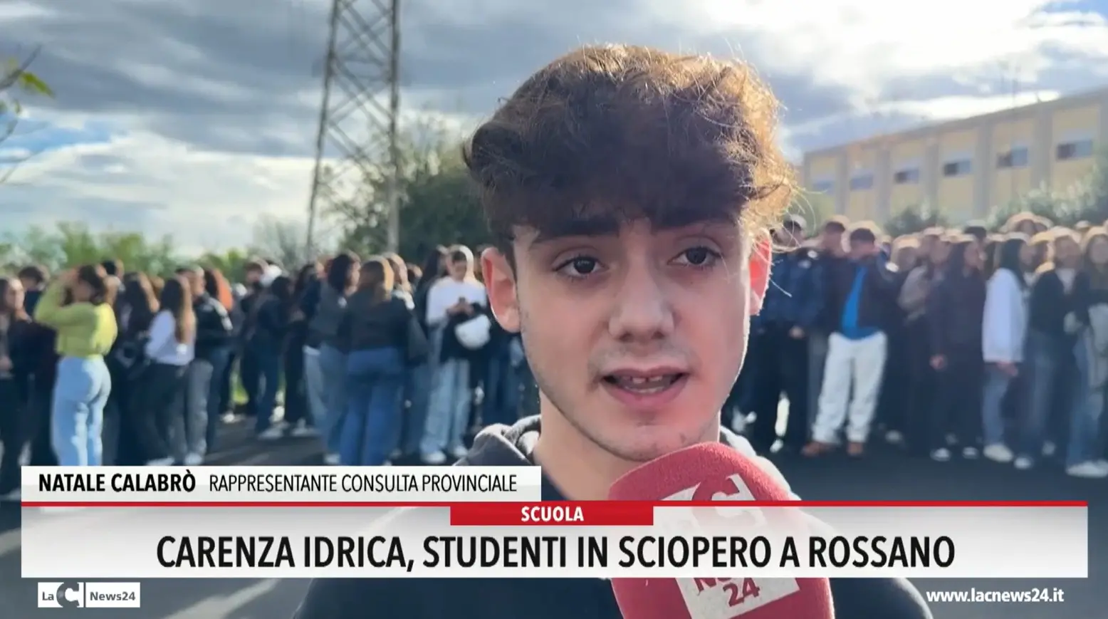Carenza idrica, studenti in sciopero a Rossano