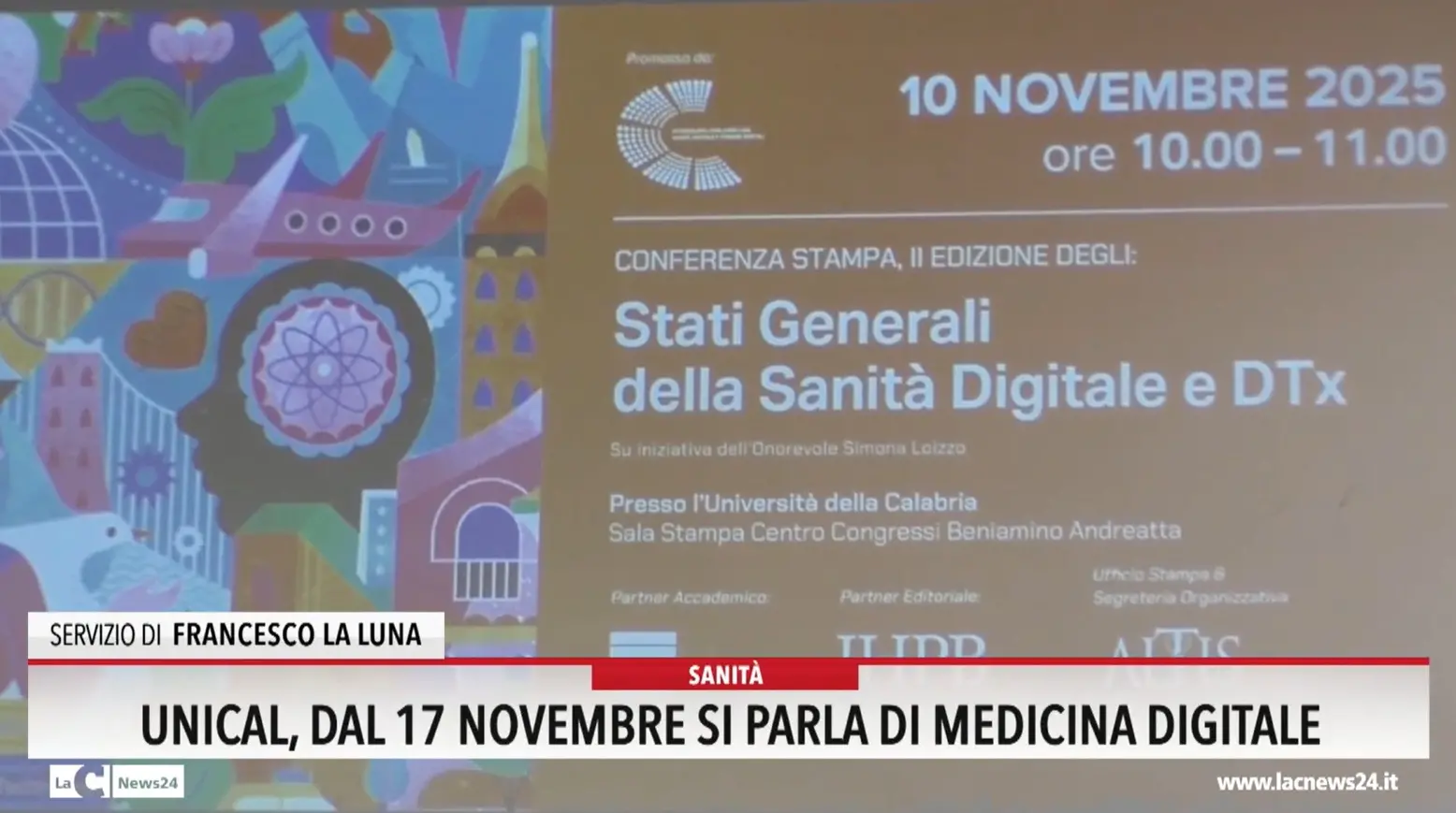 Unical, dal 17 novembre si parla di medicina digitale