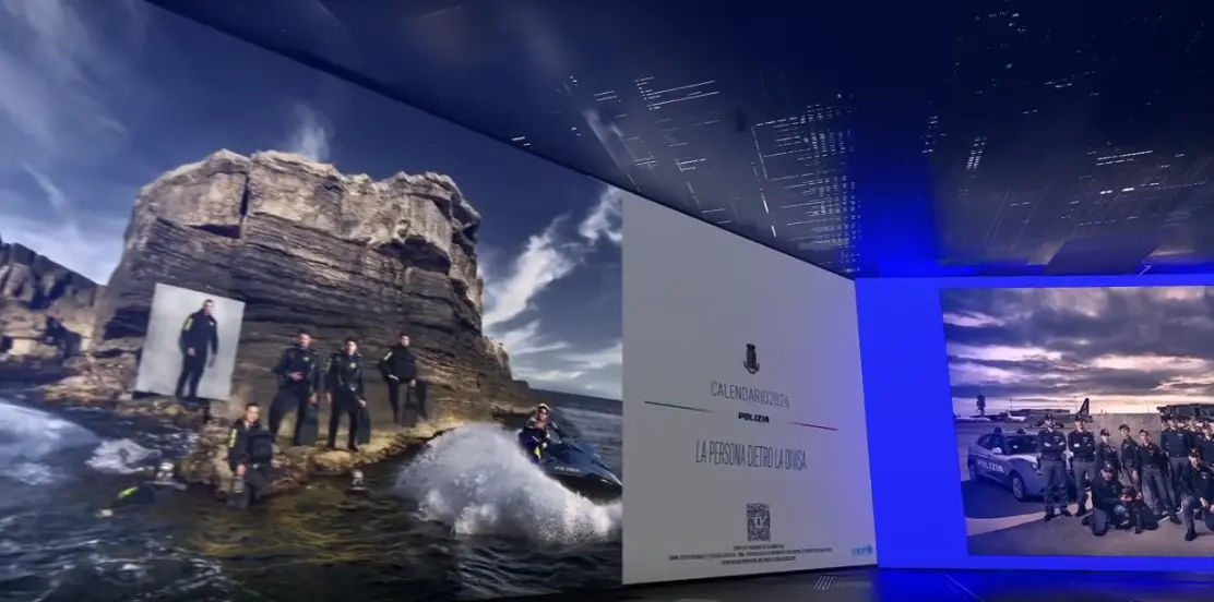 La Polizia di Stato presenta il calendario 2026 alle Terme di Diocleziano: un racconto di umanità dietro la divisa\n