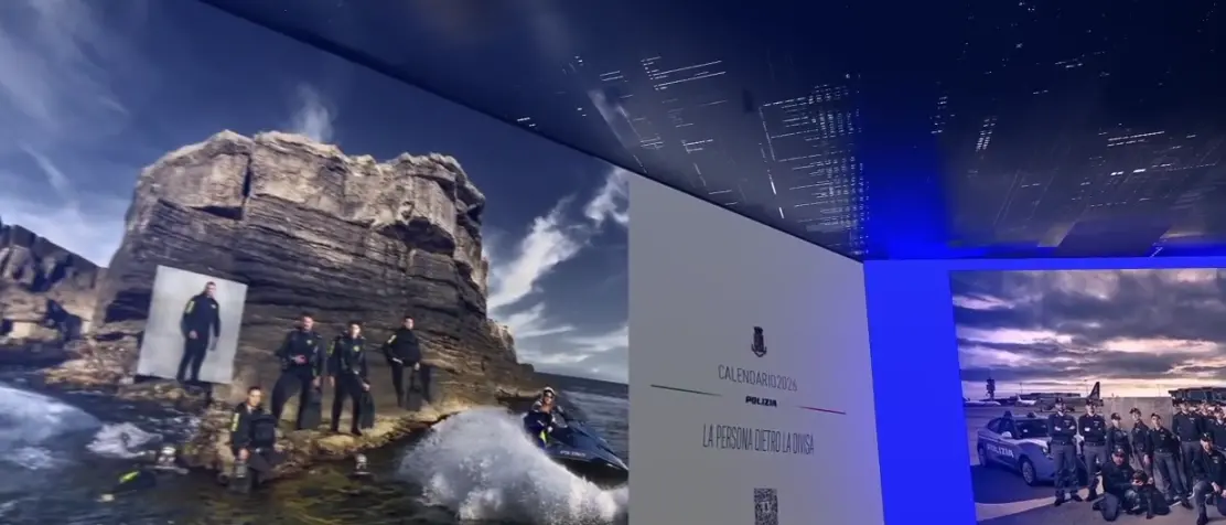 La Polizia di Stato presenta il calendario 2026 alle Terme di Diocleziano: un racconto di umanità dietro la divisa\n