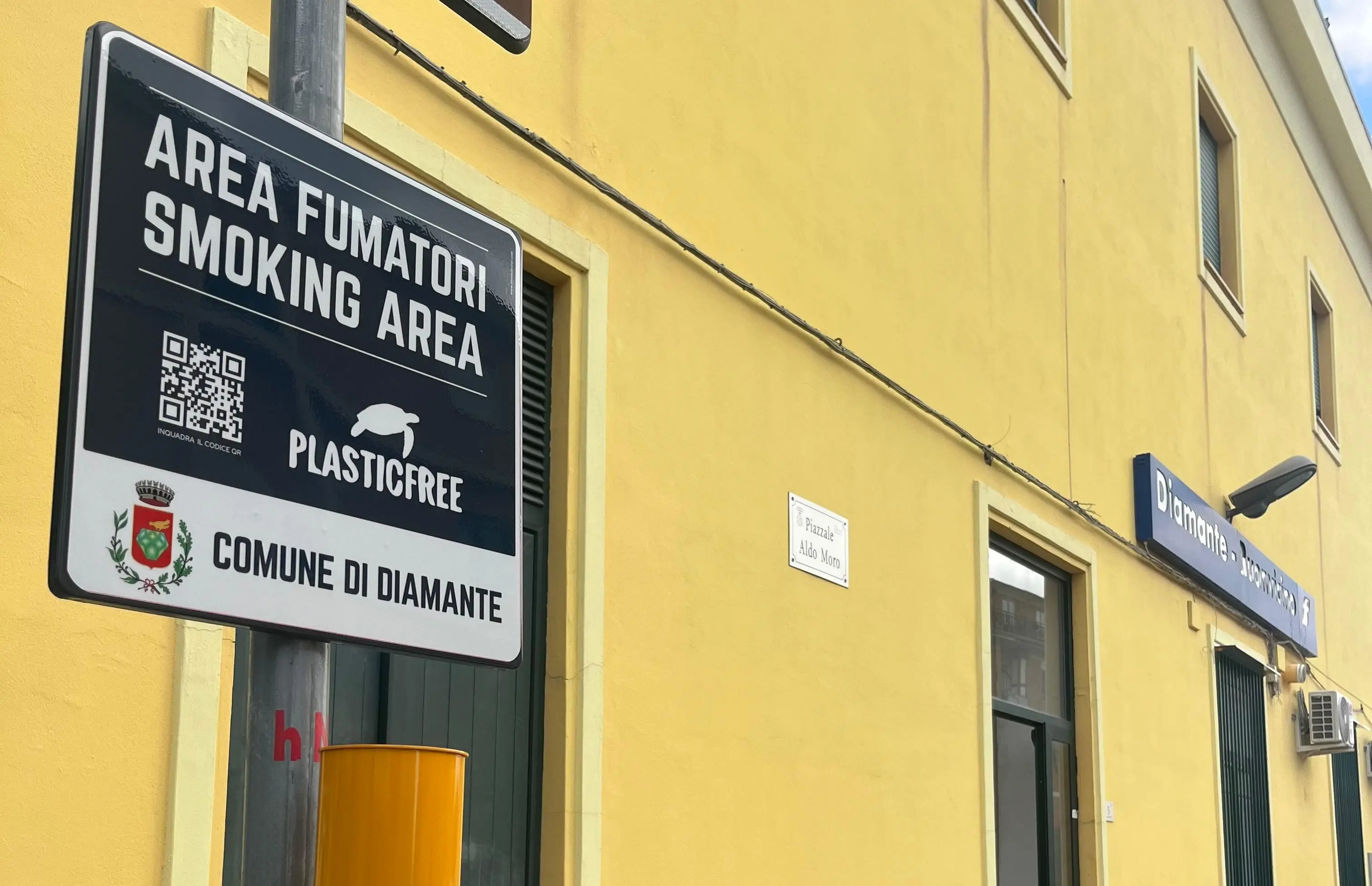 Diamante, installate due nuove “smoking area”\n