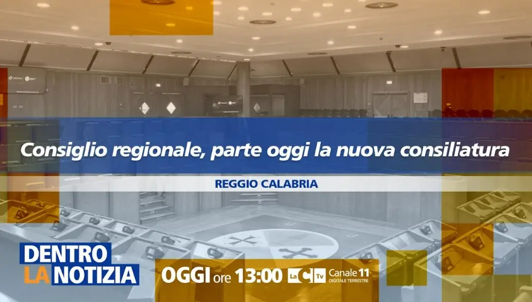 La prima del nuovo Consiglio regionale: Dentro la Notizia racconta la giornata cruciale a Reggio Calabria\n