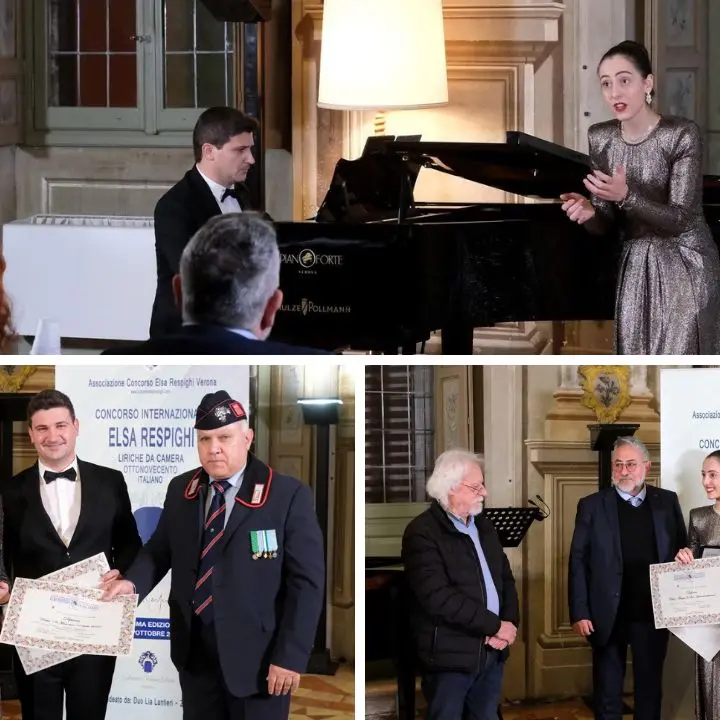 Lirica, al duo calabrese Pollice-Matarazzo il Premio del concorso internazionale Respighi di Verona