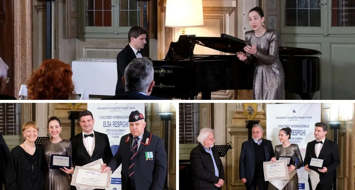Lirica, al duo calabrese Pollice-Matarazzo il Premio del concorso internazionale Respighi di Verona