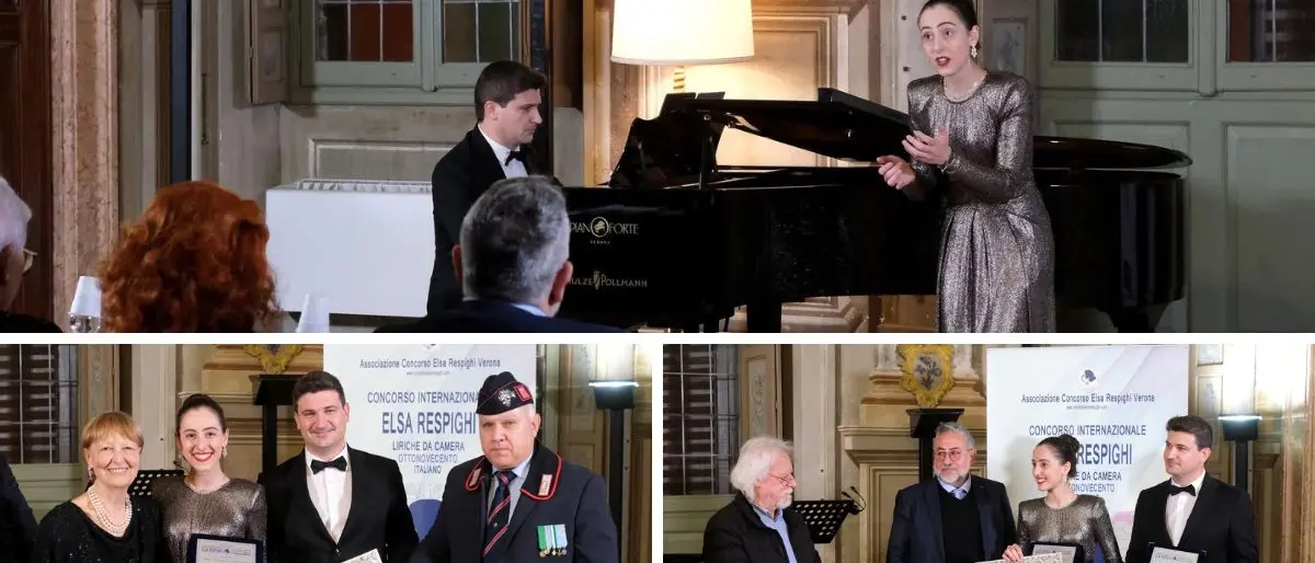 Lirica, al duo calabrese Pollice-Matarazzo il Premio del concorso internazionale Respighi di Verona