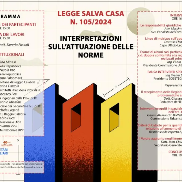 A Reggio Calabria il convegno nazionale UPPI sulla “Legge Salva Casa”\n