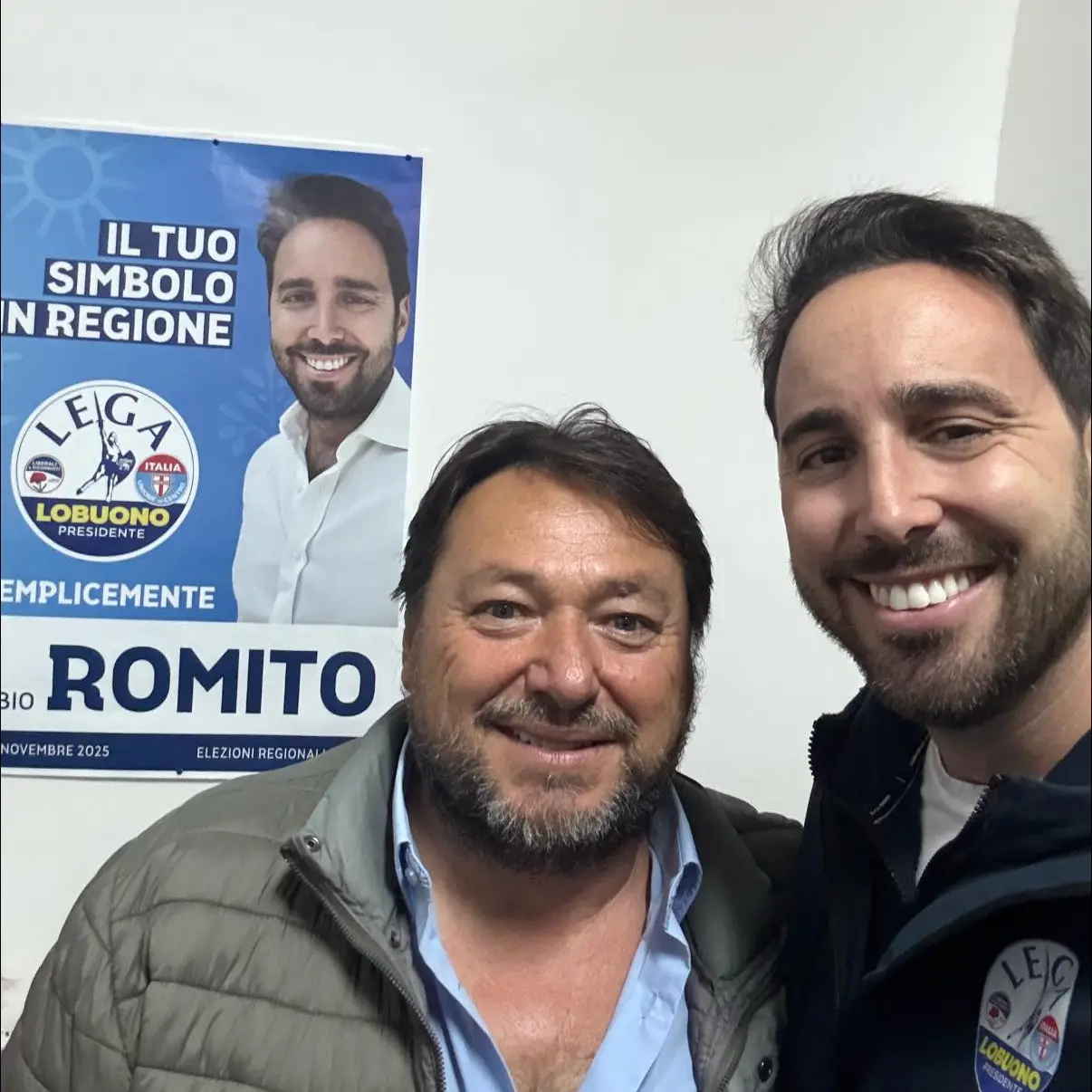 Il leghista Romito posta la foto con il sosia di Ranucci e scrive “anche lui vota per noi”: la goliardata social che fa discutere\n