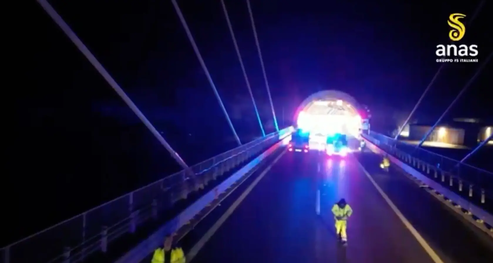 Anas, conclusa l’esercitazione notturna sull’A2 tra Bagnara e Scilla\n