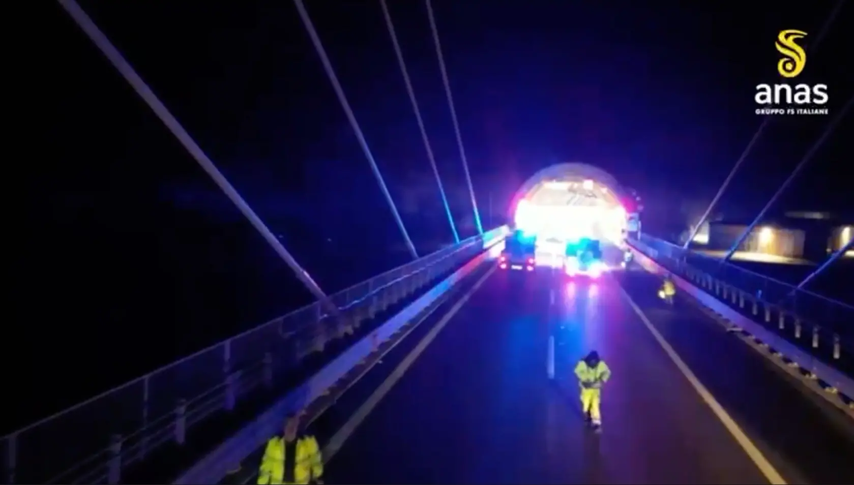 Anas, conclusa l’esercitazione notturna sull’A2 tra Bagnara e Scilla\n