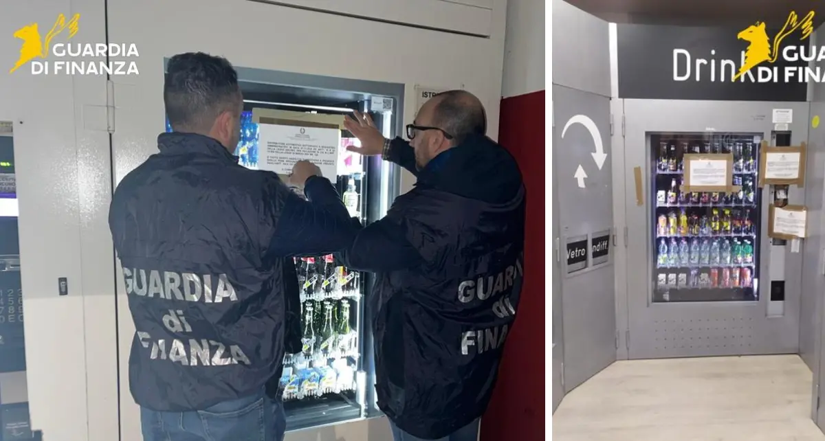 Cosenza, sequestrati tre distributori automatici di alcolici: violavano il divieto notturno
