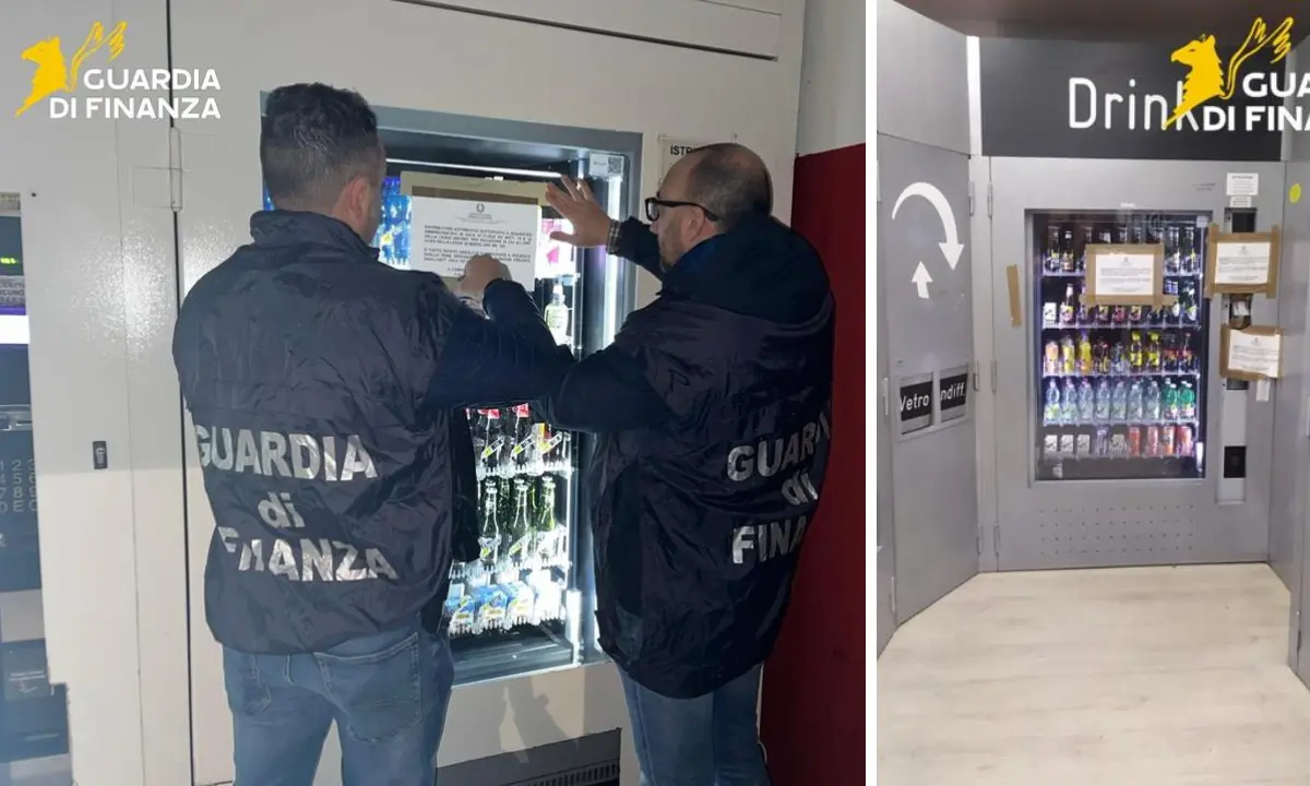 Cosenza, sequestrati tre distributori automatici di alcolici: violavano il divieto notturno