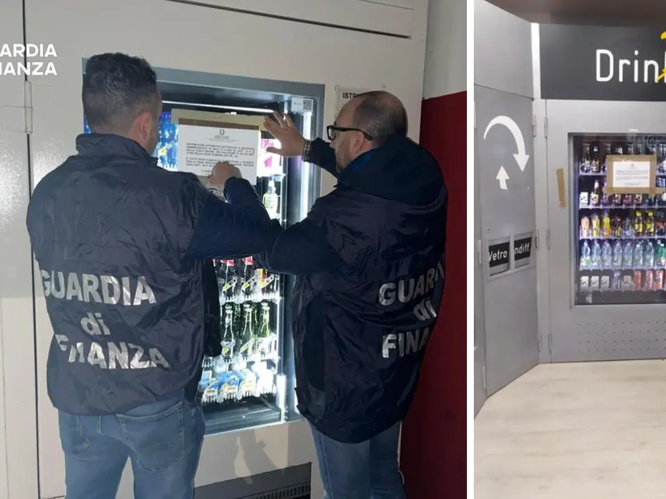 Cosenza, sequestrati tre distributori automatici di alcolici: violavano il divieto notturno