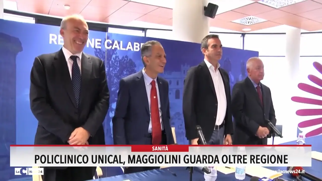 Policlinico Unical, Maggiolini guarda oltre la Regione