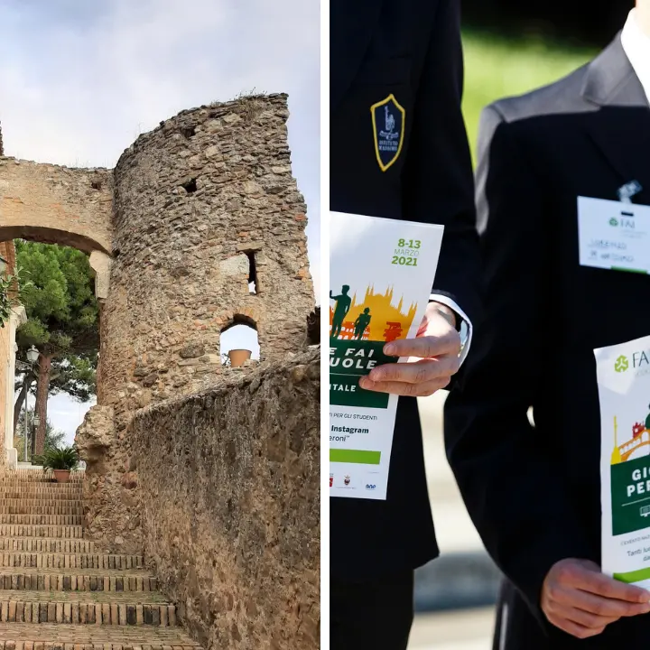 Gli studenti del liceo Berto ciceroni della Vibo medievale da riscoprire in occasione della\u00A0XIV edizione delle Giornate\u00A0Fai\n