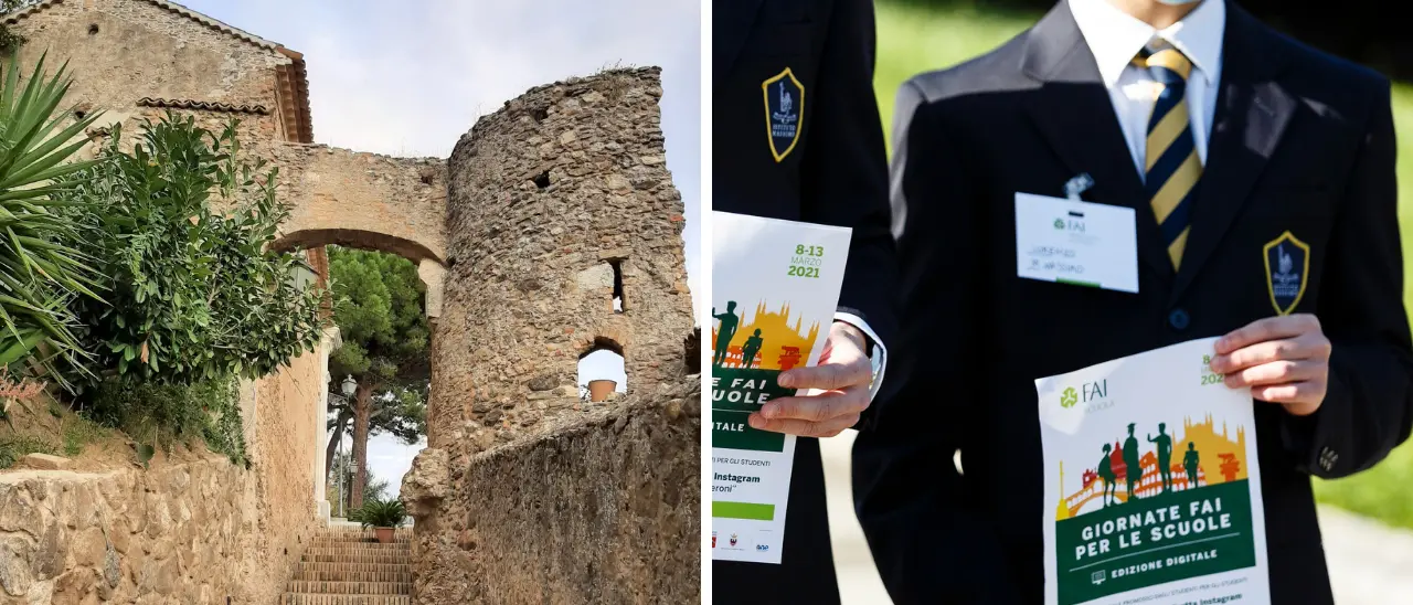 Gli studenti del liceo Berto ciceroni della Vibo medievale da riscoprire in occasione della\u00A0XIV edizione delle Giornate\u00A0Fai\n