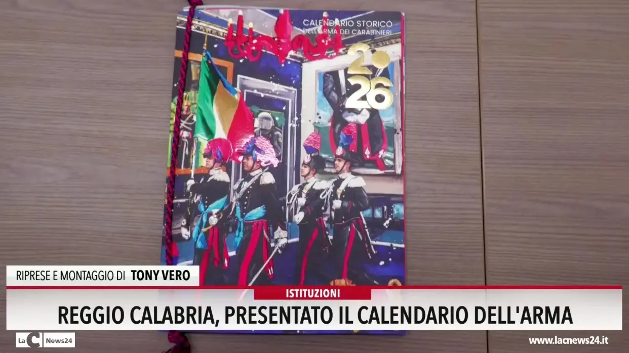 Reggio, ecco il calendario storico dei carabinieri