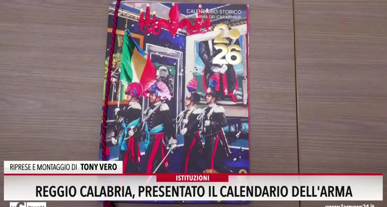 Reggio, ecco il calendario storico dei carabinieri