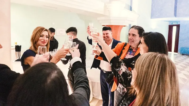 \"I tre moschettieri\" al Politeama con catering del Riva in Tour