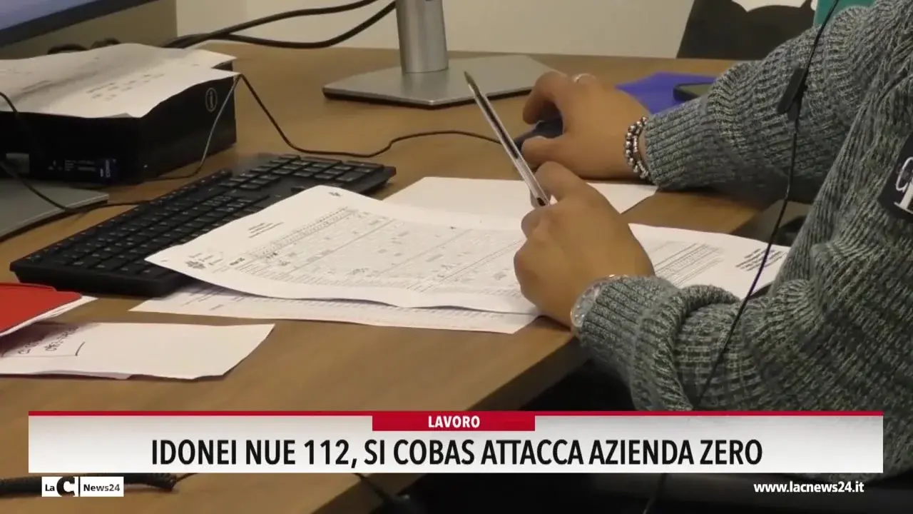 Idonei Nue 112, si Cobas attacca Azienda zero