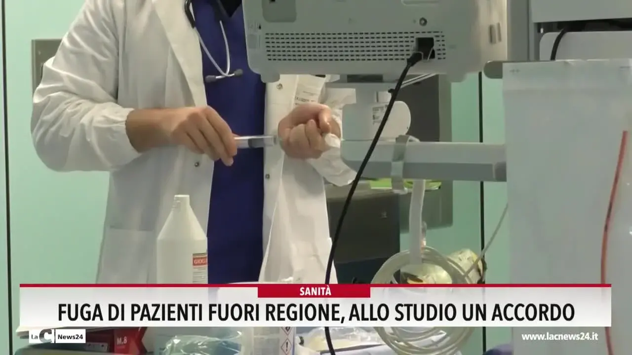 Fuga di pazienti fuori regione, allo studio un accordo