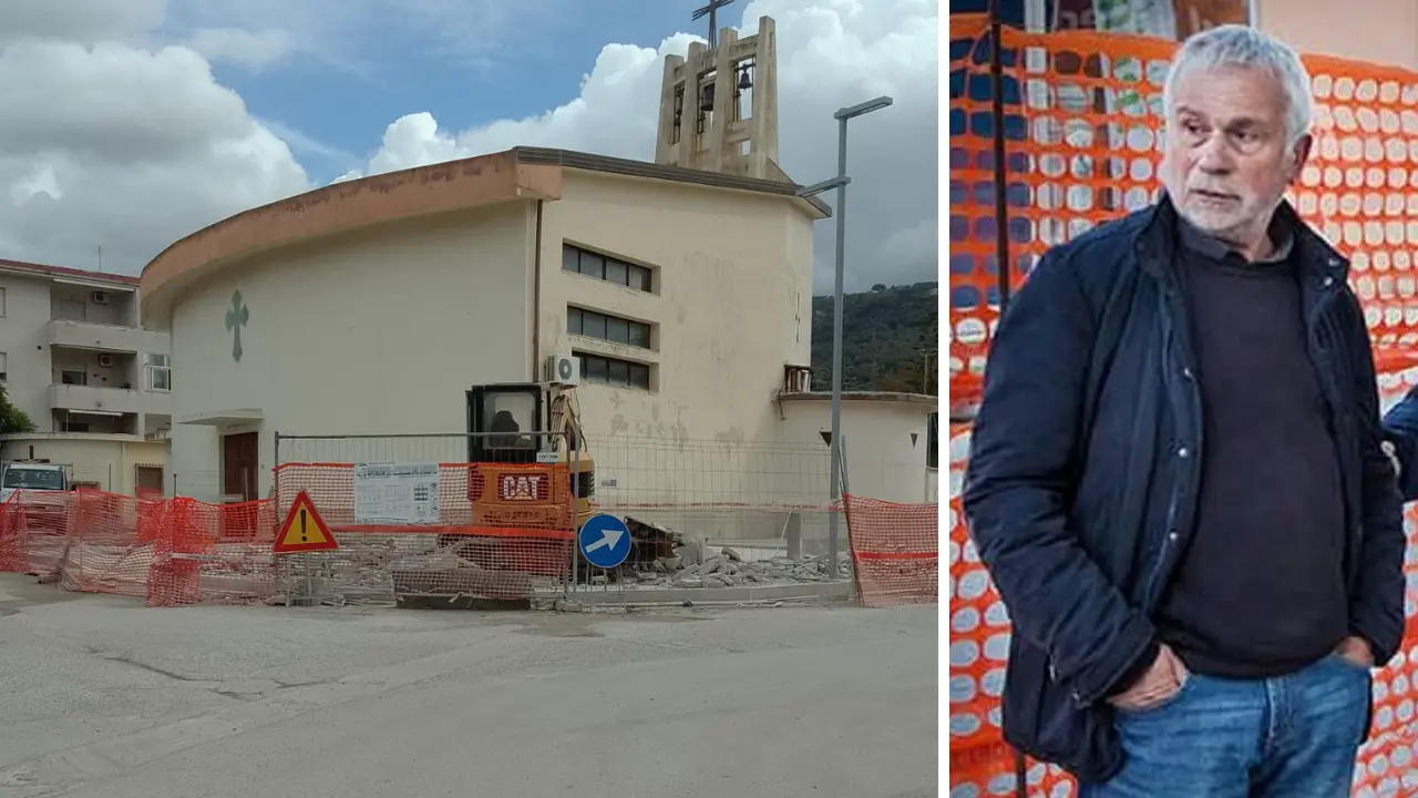 <p>La chiesa di Bivona e l'assessore Monteleone</p>\\n