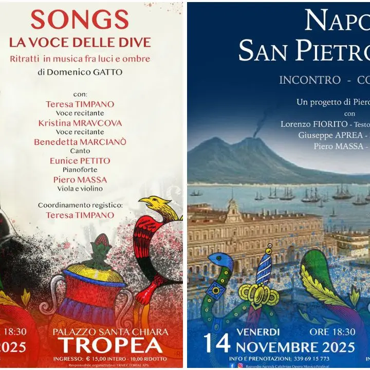 “Rapsodie Agresti Calabriae”: a Locri e Tropea due nuovi appuntamenti tra musica, pittura e diva-movie\n