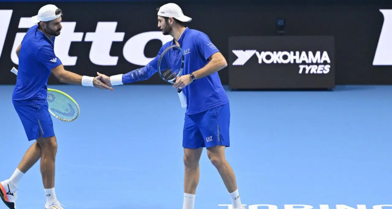Tennis, Bolelli e Vavassori cedono a Krawietz e Putz…\u00A0ma chiudono al primo posto il girone alle Atp Finals\n