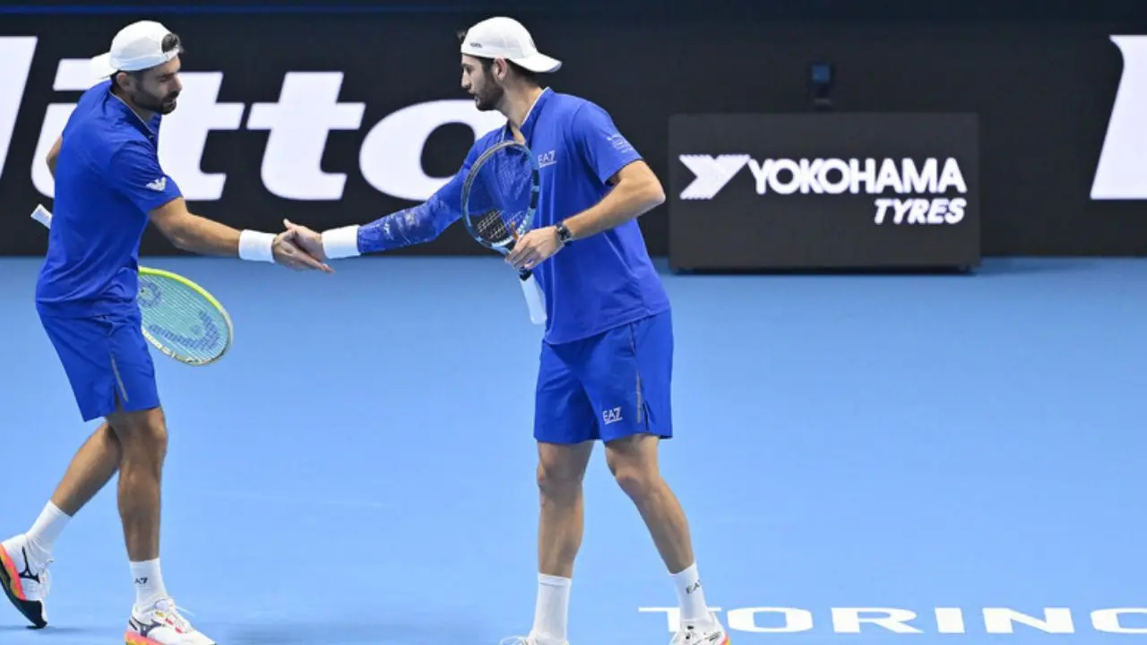 Tennis, Bolelli e Vavassori cedono a Krawietz e Putz…\u00A0ma chiudono al primo posto il girone alle Atp Finals\n