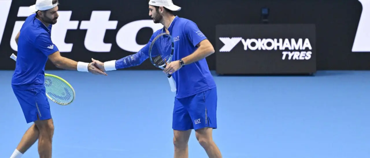 Tennis, Bolelli e Vavassori cedono a Krawietz e Putz…\u00A0ma chiudono al primo posto il girone alle Atp Finals\n