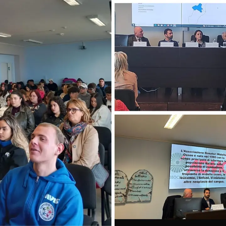 Vibo, gli studenti dell’Ipseo “Gagliardi – De Filippis Prestia” a lezione di solidarietà con Admo e Avis\n