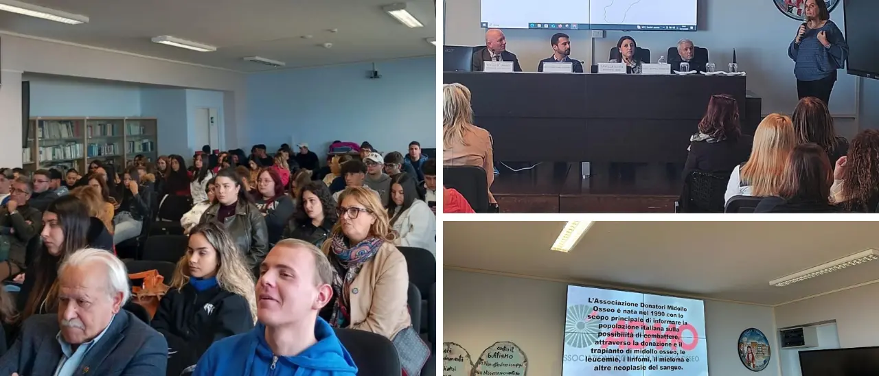 Vibo, gli studenti dell’Ipseo “Gagliardi – De Filippis Prestia” a lezione di solidarietà con Admo e Avis\n