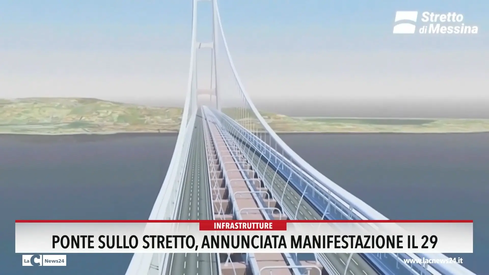 Ponte sullo Stretto, annunciata manifestazione il 29