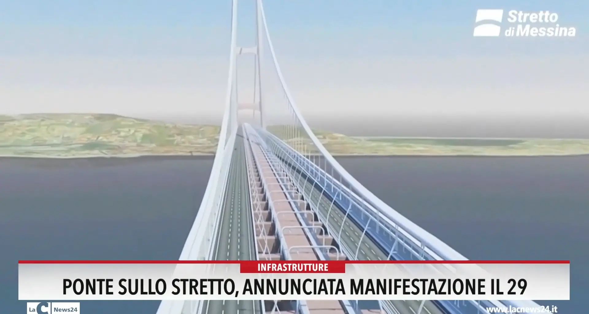 Ponte sullo Stretto, annunciata manifestazione il 29